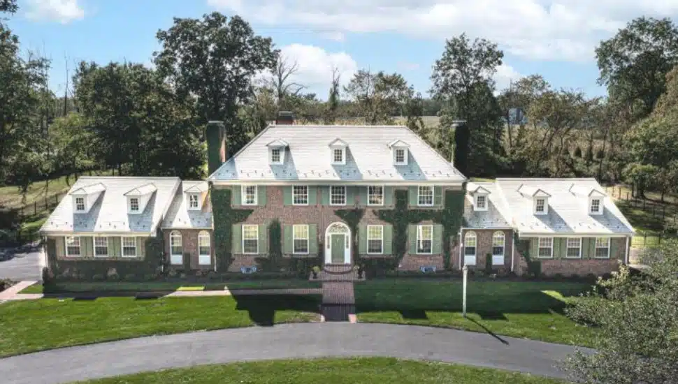 An all-brick Georgian colonial home on 4 Woodland Road