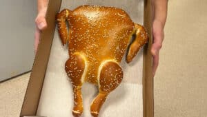 Turkey pretzel from Philly Pretzel Factory