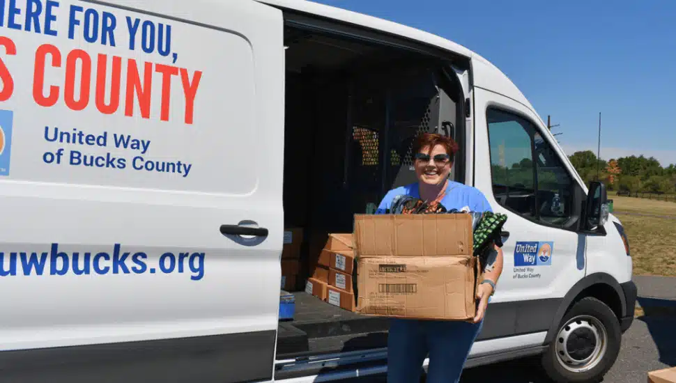 United Way Bucks County van