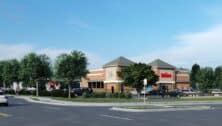 Rendering of future Wawa in Warrington