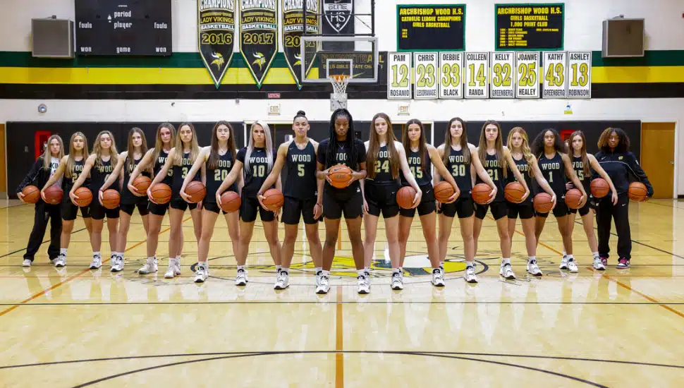 Archbishop Wood Girls Basketball team Vikings