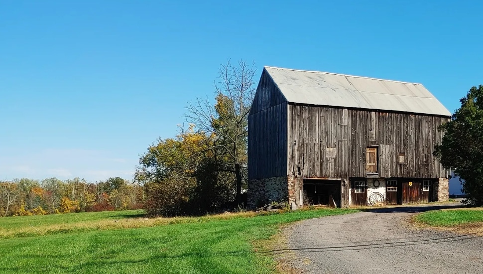 Historic barn in Fair Hills, Bucks County