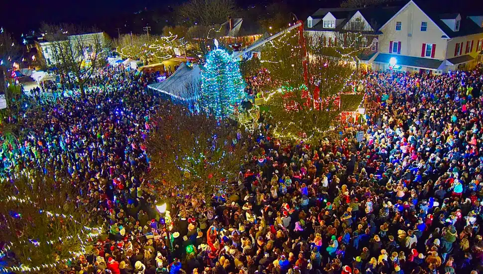 Perkasie Christmas tree lighting