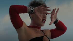 Pink in youtube music video