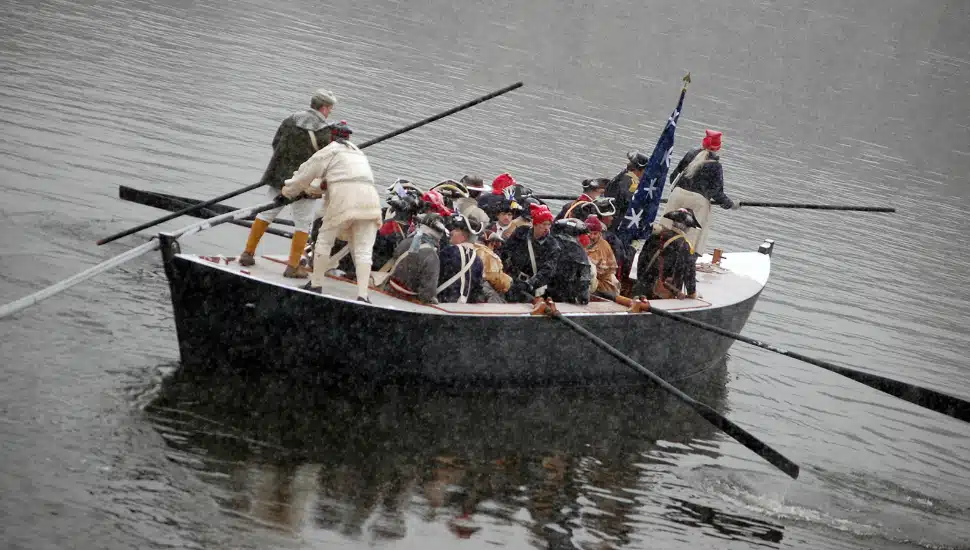 Washington Crossing reenactment