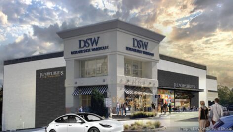 A rendernig of the new P.J. Whelihan's restaurant planned for the Wynnewood Shopping Center.