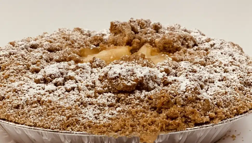 Apple Crumb pie