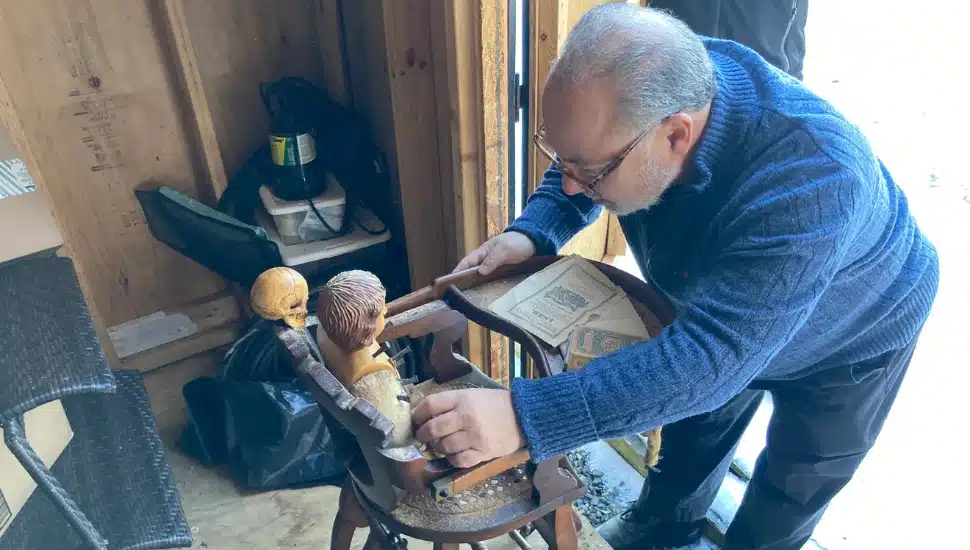 Ed Crimi and creepy doll