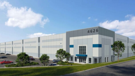 A rendering of the warehouse in Trevose.