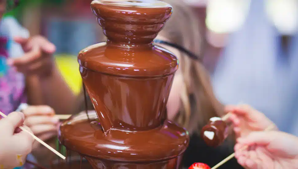 chocolate fountain