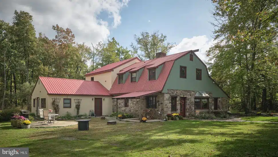 Meridian Bank House of the Week: Colorful Custom-Built Stone-and-Stucco Traditional in Pipersville