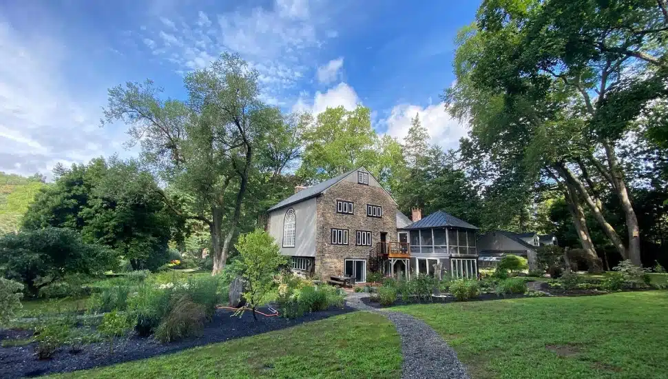 Explore Wolf Hall: A Unique 1875 Stone Barn Turned Literary Haven in Pipersville
