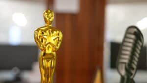 plastic Oscar statue