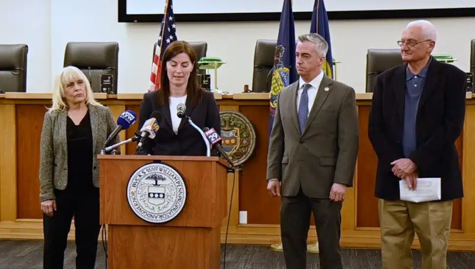 Bucks County leaders announce lawsuit against big oil