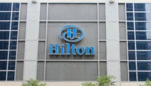 Hilton hotel exterior