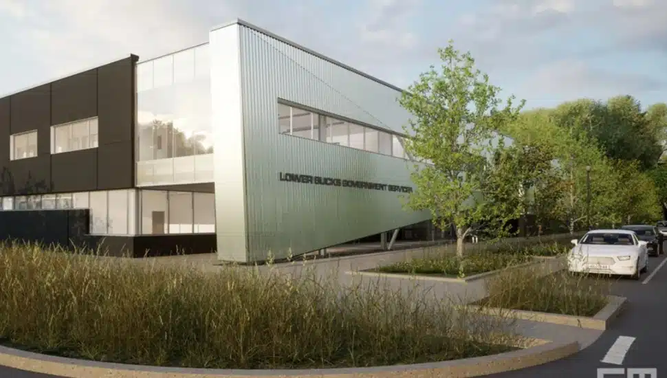 Lower Bucks Government Services Center rendering