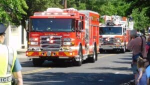 Newtown fire trucks