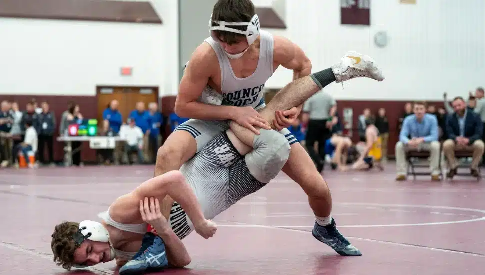 two wrestlers from Council Rock