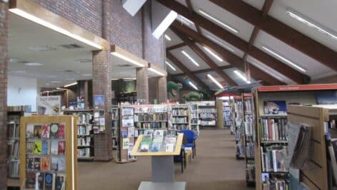 interior of Warminster Library