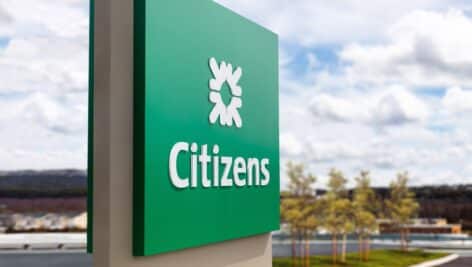 Citizens Bank sign