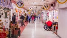 interior of Quakertown farmer's market