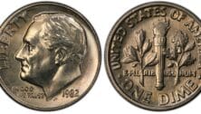 rare dimes without mint mark