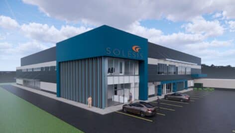 Rendering of planned Costa Rica location for Solesis manufacturing site