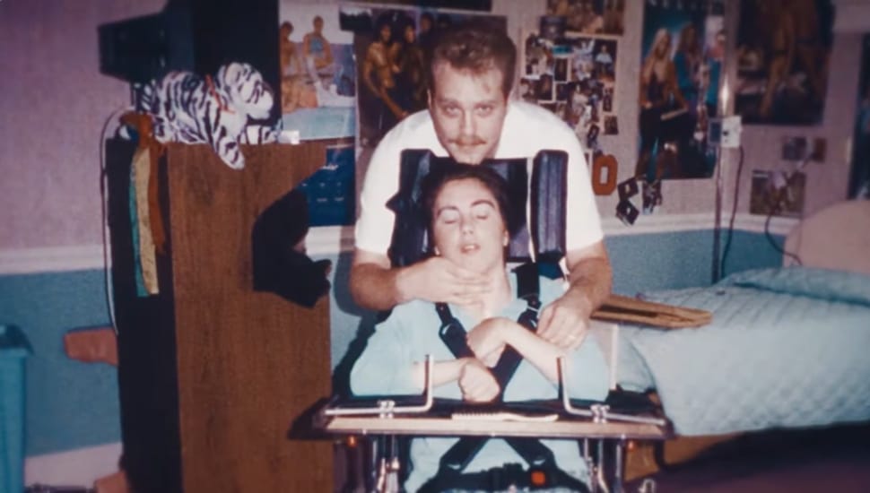 Terri Schiavo after cardiac arrest.