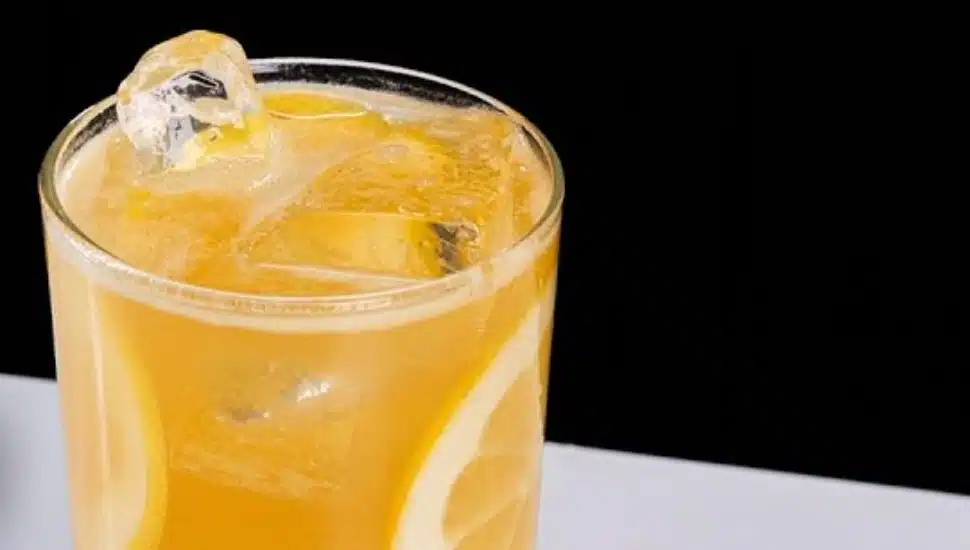 A glass of Philadelphia Fish House punch