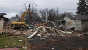 demolished navy housing in Ivyland