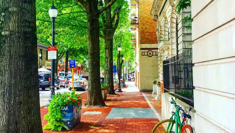 street and sidewalk in west chester pa