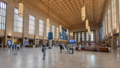 30th Street Amtrak Station in Philadelphia.