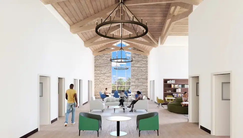 Rendering of behavioral crisis facility