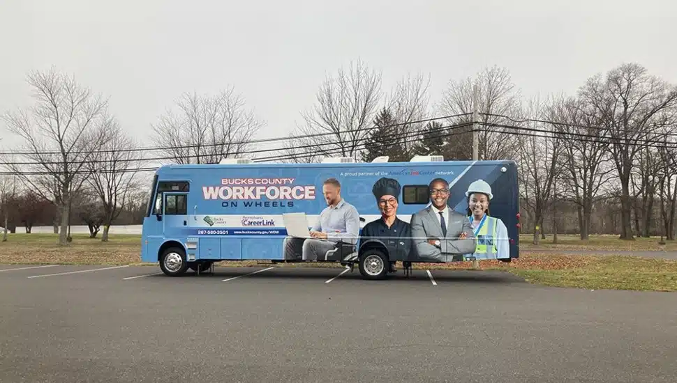 Bucks County Introduces Mobile Career Services with Workforce on Wheels Bus