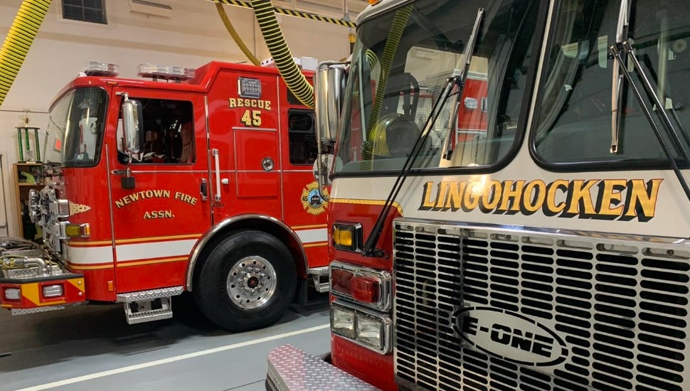 Lingohocken fire truck