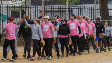 Philadelphia Adult League Softball players.