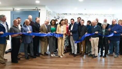 Solebury School ribbon cutting in dorm