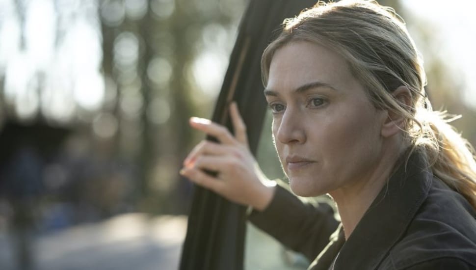 Kate Winslet as detective Mare Sheehan in "Mare of Easttown."