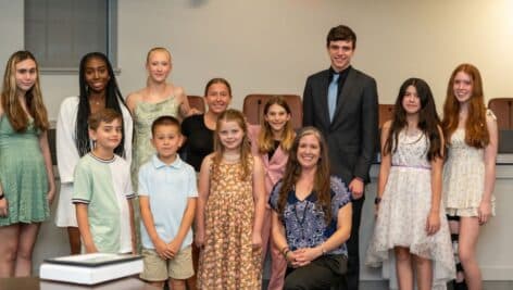 BC Youth Awards recipients posing for photo