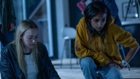 Ishana with Dakota Fanning in 'The Watchers.'