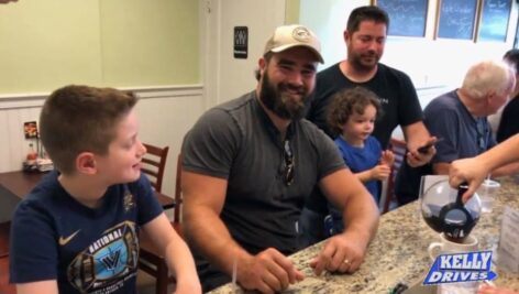 Retired Philadelphia Eagle and Haverford resident Jason Kelce can be found occasionally at the Havertown Grille.