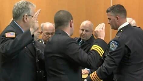 swearing in of fire chiefs