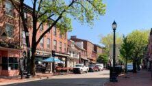 Gay Street in West Chester, PA.