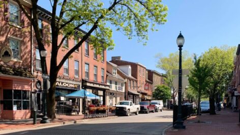 Gay Street in West Chester, PA.