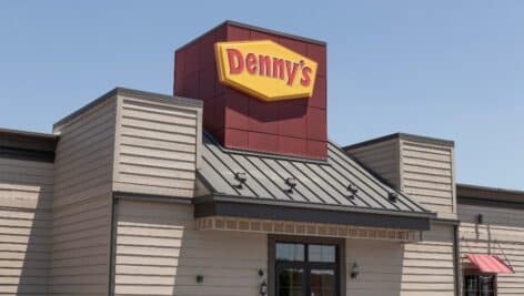 Champaign - Circa June 2023: Denny's fast casual restaurant and diner. Dennys has been a late night food favorite for generations.