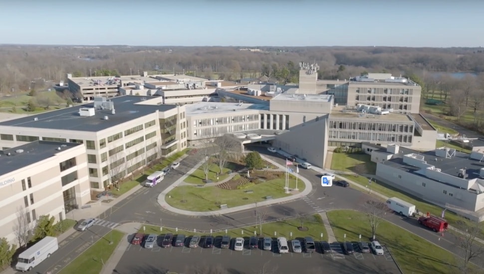 Drone view of St. Mary Medical Center