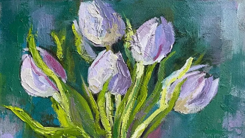 "Tulip Posey" by Kathie Jankauskas.