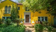 Yellow house exterior in Yardley