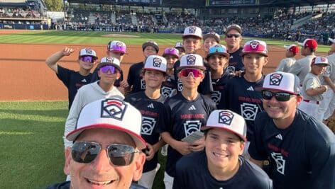 council rock newtown little league team selfie