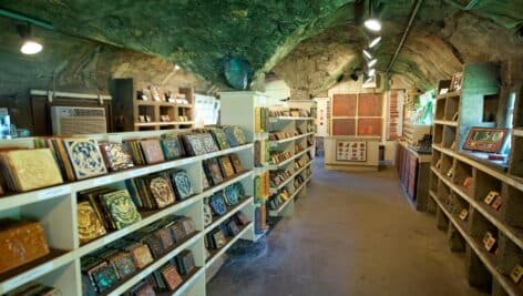 Interior of Moravian Tileworks